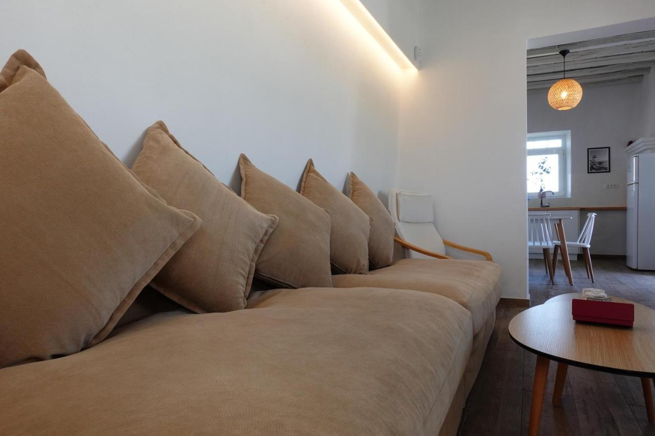 Modern Cycladic Sea View House Villa Ornos  Exterior photo